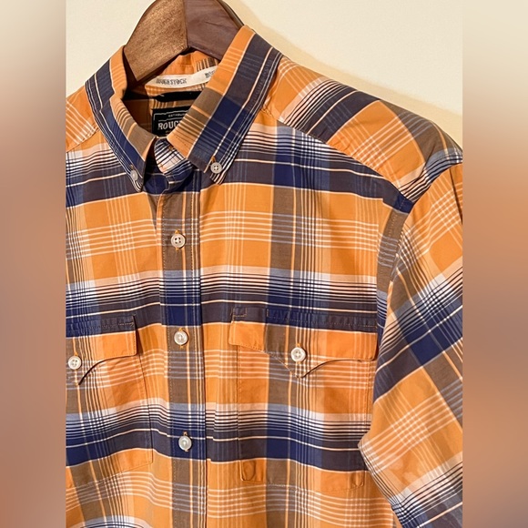 2/$25 | Rough Stock Panhandle Slim | Plaid Button Down - Size LT - Picture 4 of 8